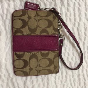 Coach Wristlet/Clutch